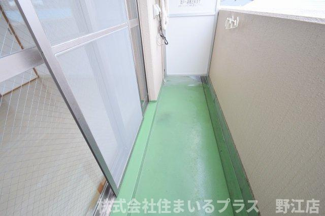 公園前ウエストハイツのバルコニー