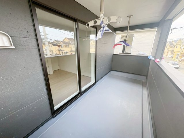羽束師菱川町2号地のバルコニー