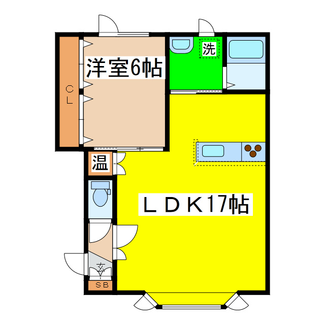 レスト中園の間取り