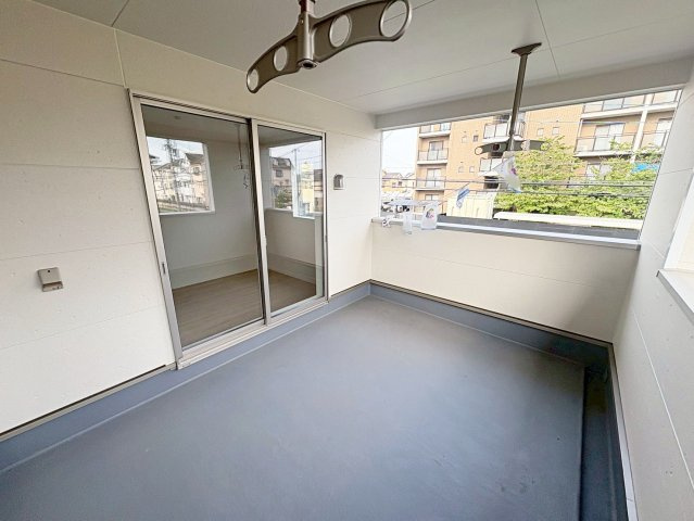 羽束師菱川町4号地のバルコニー