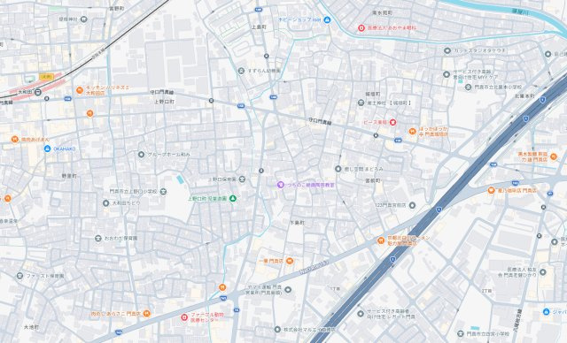 ■門真市上野口町　新築一戸建ての地図