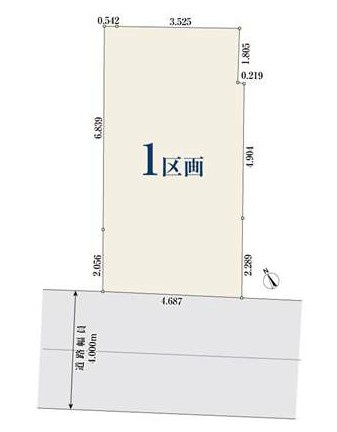 文京区大塚6丁目　建築条件無し売地の区画図|区画図

現地ご見学希望・資料請求などお気軽にお問い合わせ下さい！
03-5990-5201