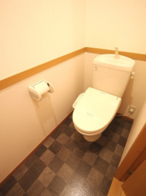 【トイレ】 | コンフォート上福岡Ｂ | 落ち着いたトイレです