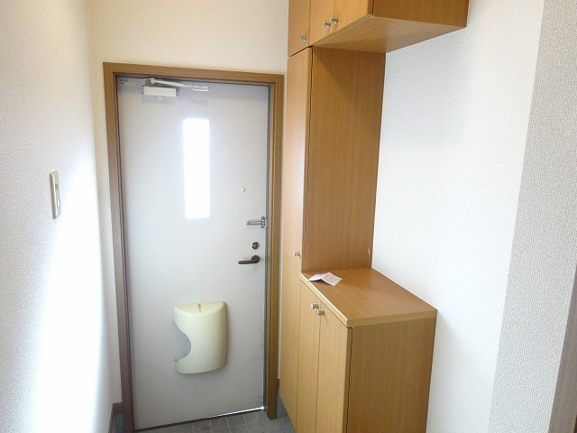 シンプルで使いやすい玄関です