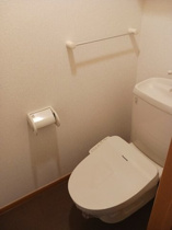 コンパクトで使いやすいトイレです