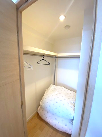 メビウスブレイン油壺マリナテラスの収納|8.1帖洋室にはウォークインクローゼットがあります