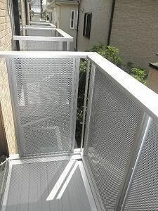 キャメル西川口のバルコニー