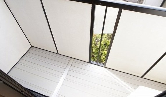 陽当たり良好なバルコニーです