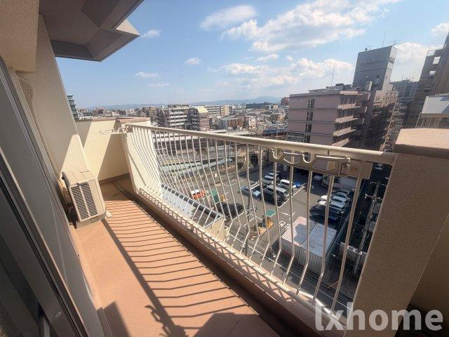 ローズハイツ茨木のバルコニー