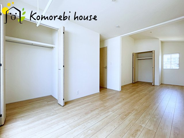 上尾市本町５丁目　新築一戸建て　ブルーミングガーデン　01の寝室|落ち着いた色調の寝室です