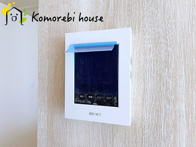 上尾市本町５丁目　新築一戸建て　ブルーミングガーデン　01の防犯設備|モニター付インターホンです