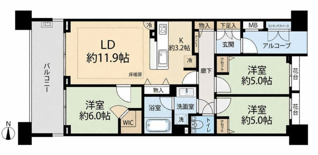 【間取り】 | 東京テラスJ棟