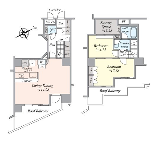 【間取り】 | ユニーブル島津山
