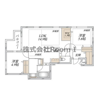 【間取り】 | 【ZEHマンション】（仮称）中央区上町１丁目へーベルメゾン・旭化成ヘーベルメゾンHEBEL HAUS