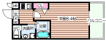 【間取り】 | ビガーポリス300同心Ⅱ