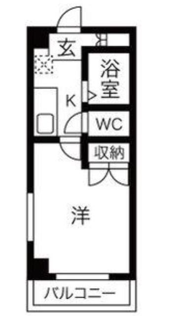 愛知県名古屋市西区1棟投資マンション【アクシスＩ】　の間取り