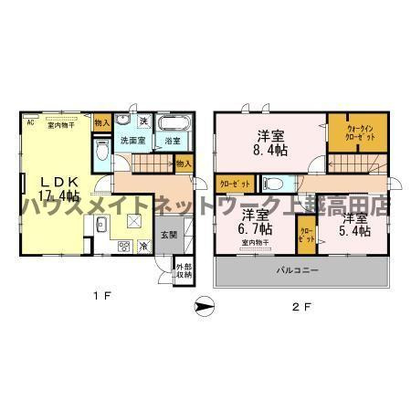東城テラスの間取り|間取図