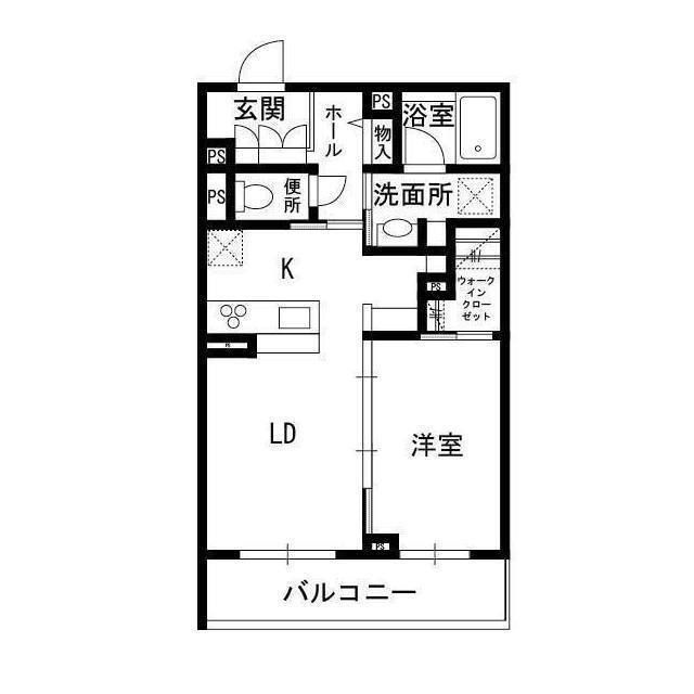 シャーメゾン国立ウエストの間取り