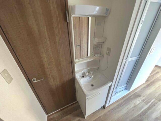 立山ハイツの洗面所