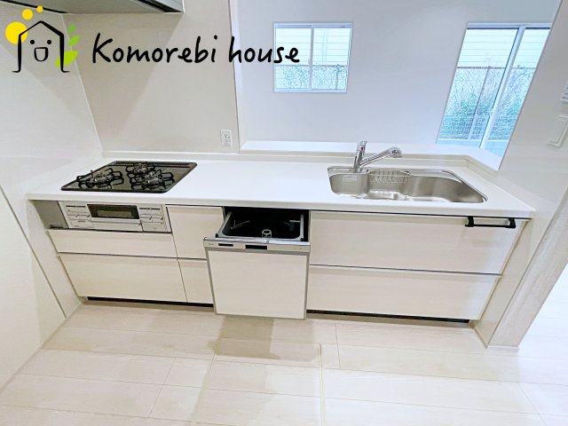 上尾市本町５丁目　新築一戸建て　ブルーミングガーデン　02のキッチン|キッチンです
