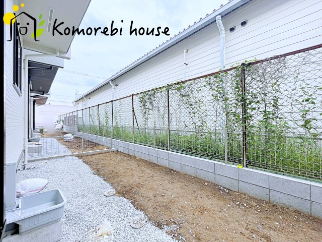 上尾市本町５丁目　新築一戸建て　ブルーミングガーデン　02の庭|お庭で自由な時間を過ごせます