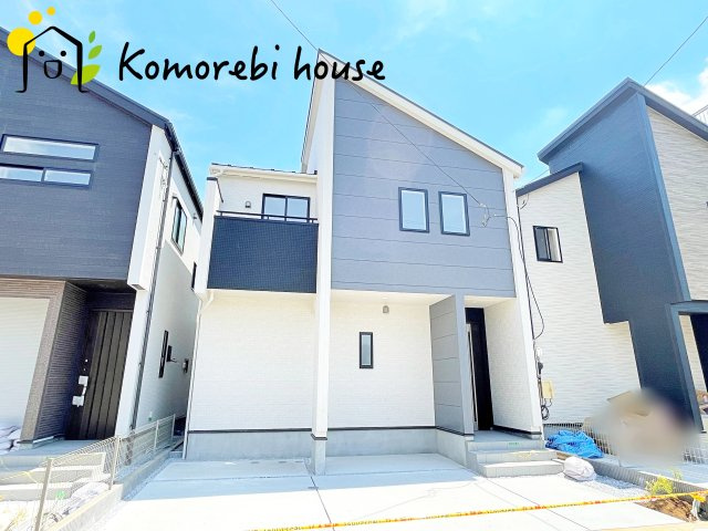 上尾市本町５丁目　新築一戸建て　ブルーミングガーデン　02の外観|建物外観を気になさる方へ、見た目の良い物件です