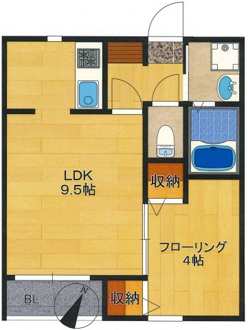 シャモニーみかさ野の間取り