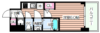 【間取り】 | エスリードレジデンス大阪ウエストコート