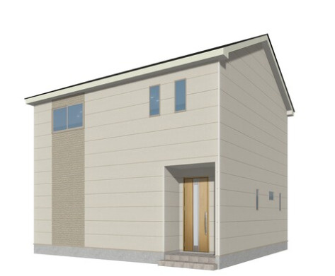 東海村村松　第６の外観パース|２号棟外観パースです。