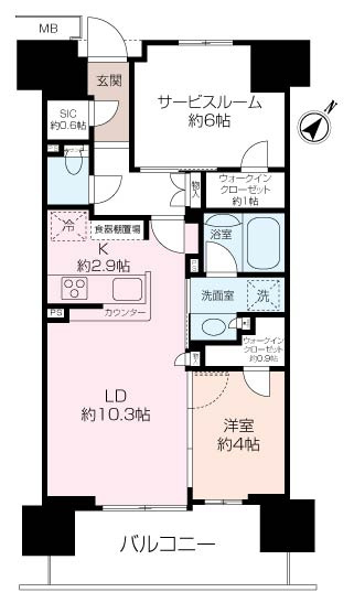 プライム横須賀中央 4階の画像