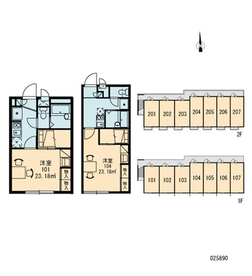 【区画図】 | レオパレスPRIMROSEⅠ
