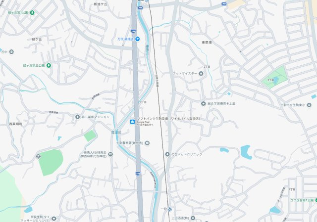 ●29(土)30(日)現地案内可能！　生駒市中菜畑　の地図
