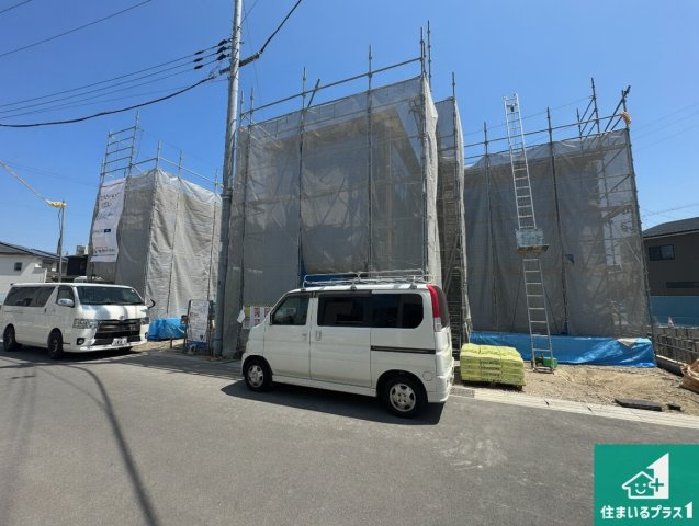 ●29(土)30(日)現地案内可能！　生駒市中菜畑　の外観|建築中ですが現地を見ると分かる事もございますので、ぜひ一度現地をご覧ください。