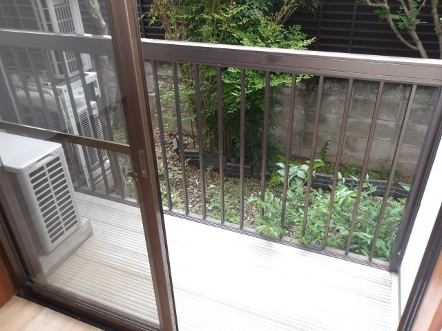 石井ハイムのバルコニー
