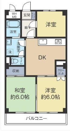 【間取り】 | グリーンハイツ浜野