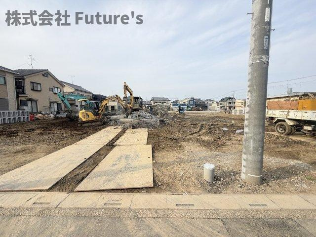 三郷市高州1丁目　建築条件なし売地　全21区画　A区画の外観|現地の写真になります。