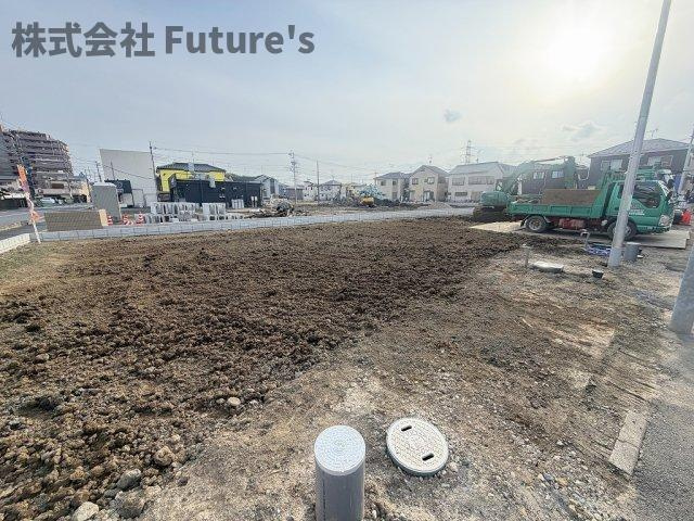 三郷市高州1丁目　建築条件なし売地　全21区画　A区画の外観|現地の写真になります。