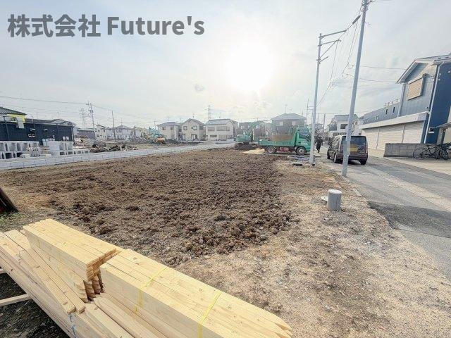 三郷市高州1丁目　建築条件なし売地　全21区画　A区画の外観|現地の写真になります。