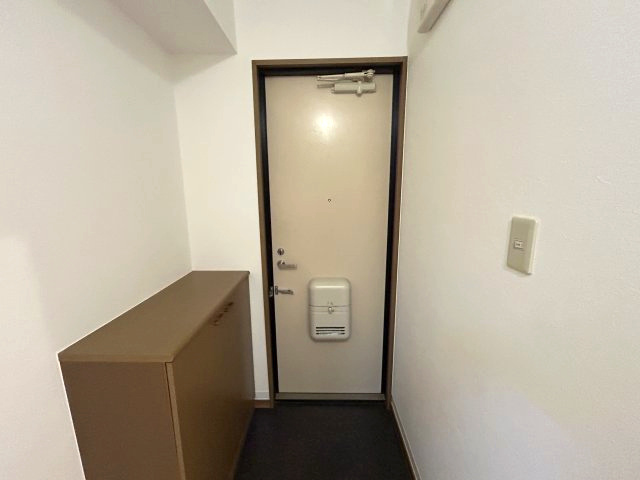 森のハイツ壱番館の玄関