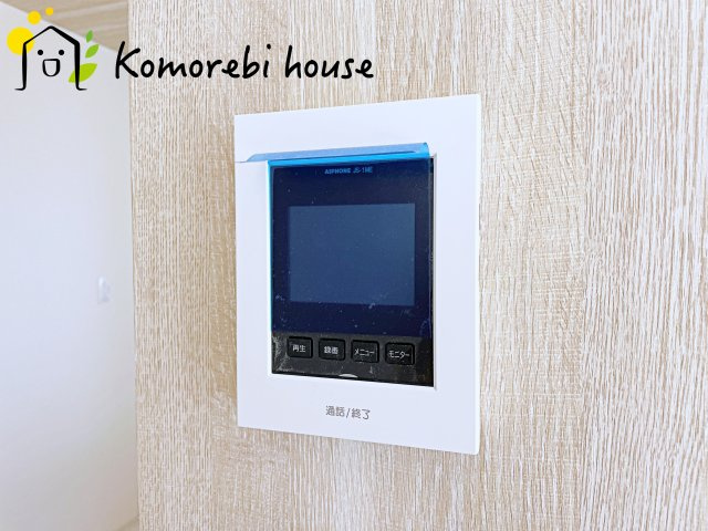 上尾市本町５丁目　新築一戸建て　ブルーミングガーデン　04の防犯設備|モニター付インターホンです
