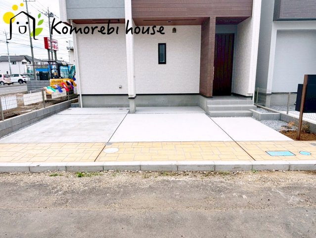 上尾市本町５丁目　新築一戸建て　ブルーミングガーデン　04の駐車場|駐車場です