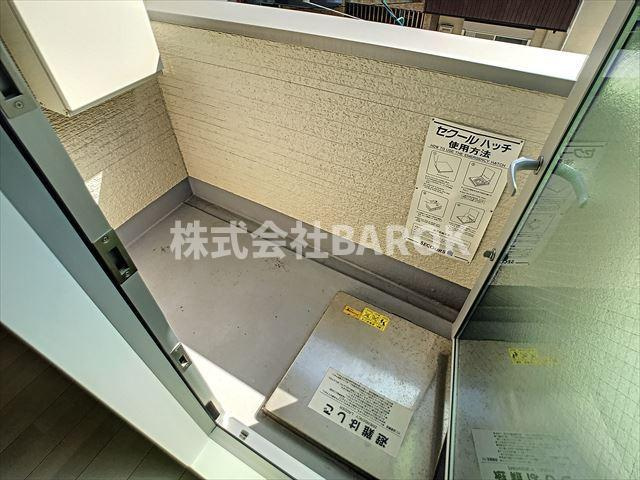 メゾンド・モカ箱崎宮前のバルコニー