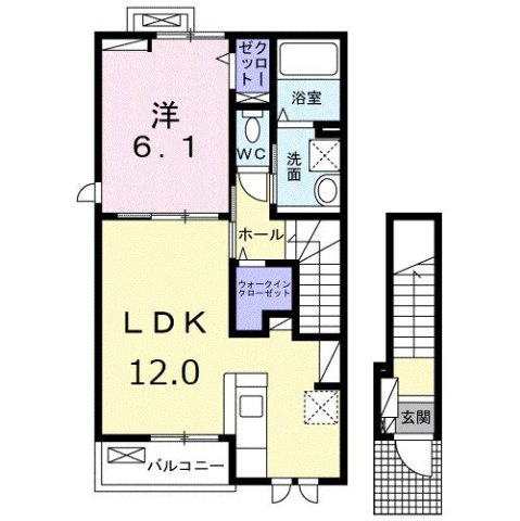 【間取り】 | ルミナス今治　Ⅰ