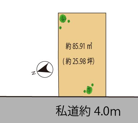 品川区戸越5丁目　新築戸建て　B棟の区画図