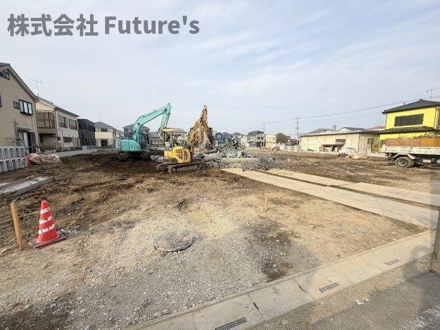 三郷市高州1丁目　建築条件なし売地　全21区画　J区画の外観|現地の写真になります。