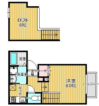 シャレオ湯町Ⅱの間取り