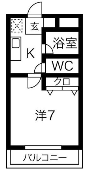 愛知県名古屋市西区1棟売りマンション【カーサヴィヴィアン名西】の間取り