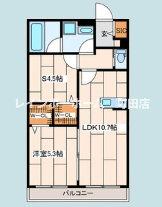 さくら十番館※初期費用分割あと払いサービス利用可能物件の間取り