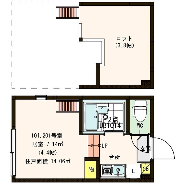 栄の間取り