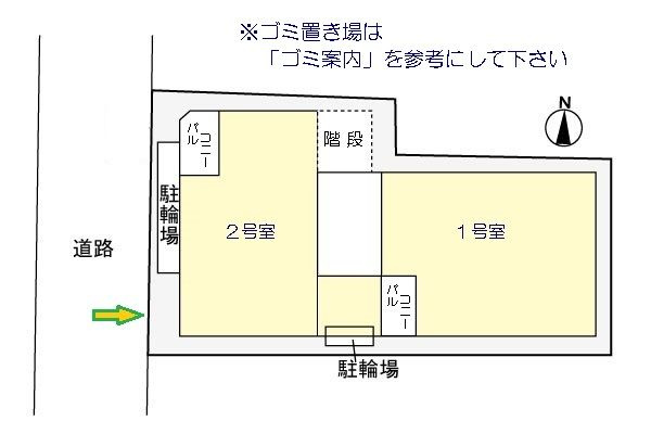 カーサ　プラシードの区画図